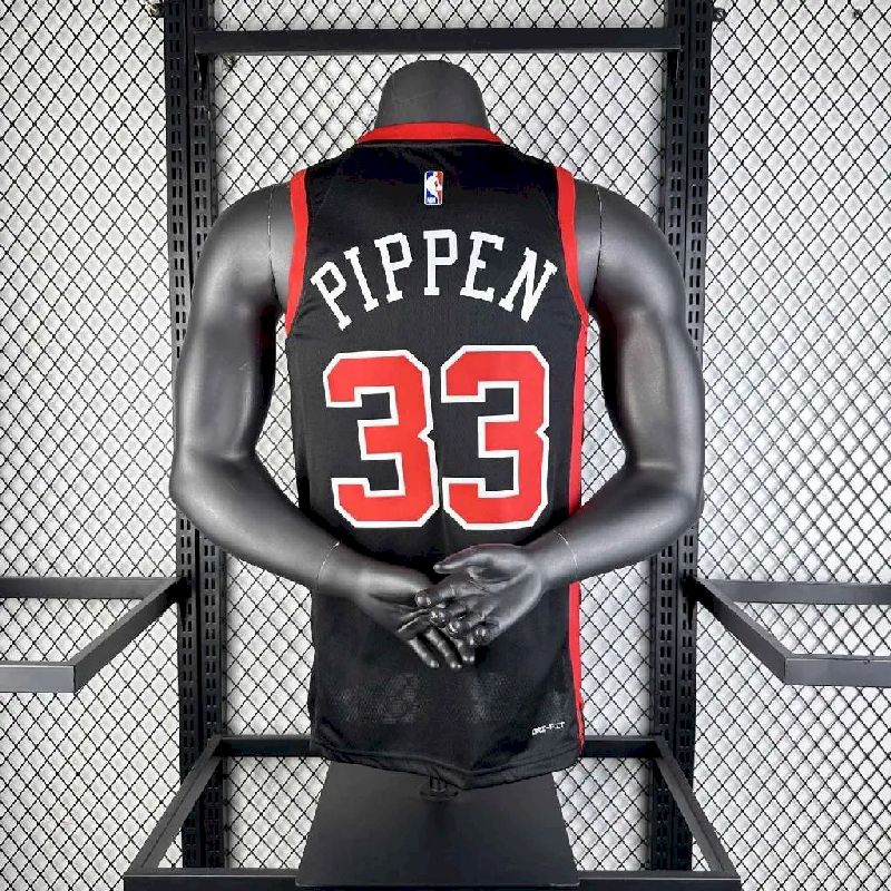 Camisa preta masculina Scottie Pippen 2024 – Edição City
