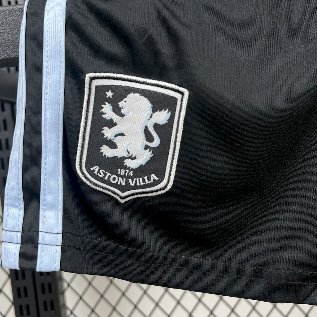 Aston Villa 2025/26 Away Kids Kit