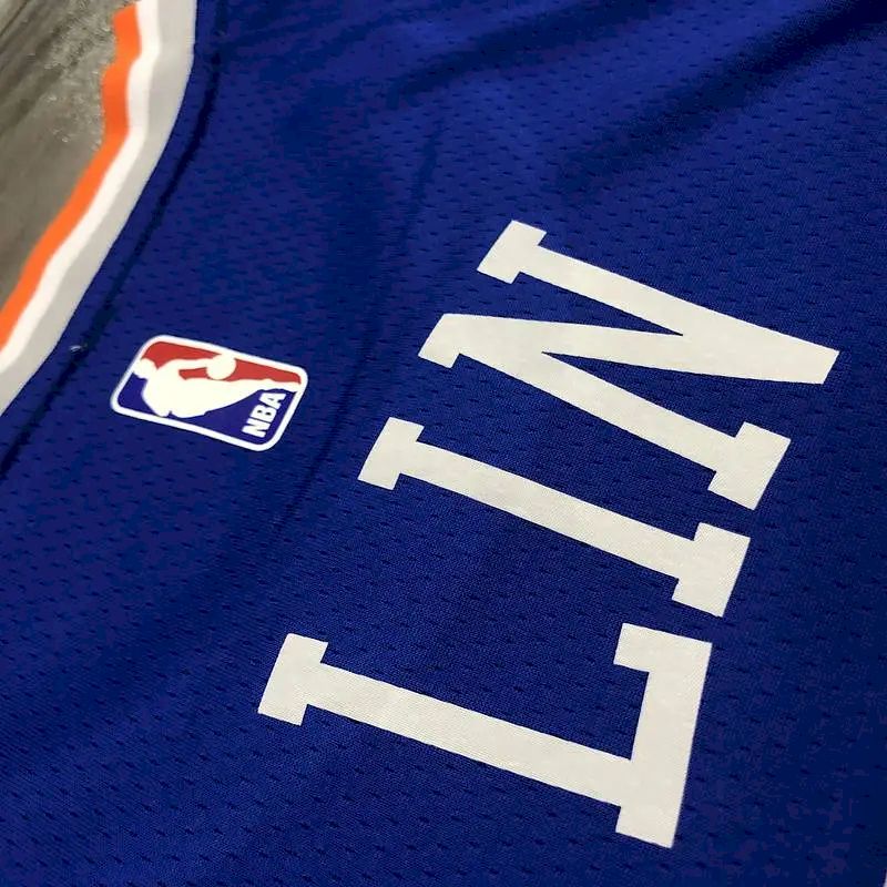 Camisa Jeremy Lin Azul Masculina 2020-21 Swingman Versão Jogador – Edição Ícone