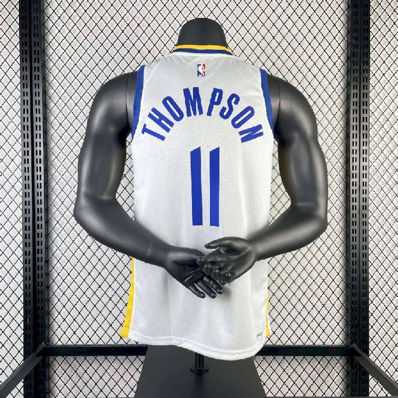 Camisa masculina Klay Thompson branca da equipe