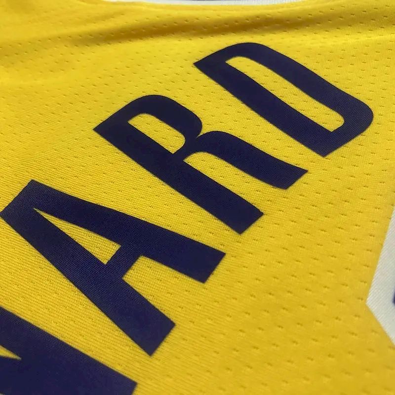 Camisa amarela masculina Dwight Howard – Edição de 75º aniversário