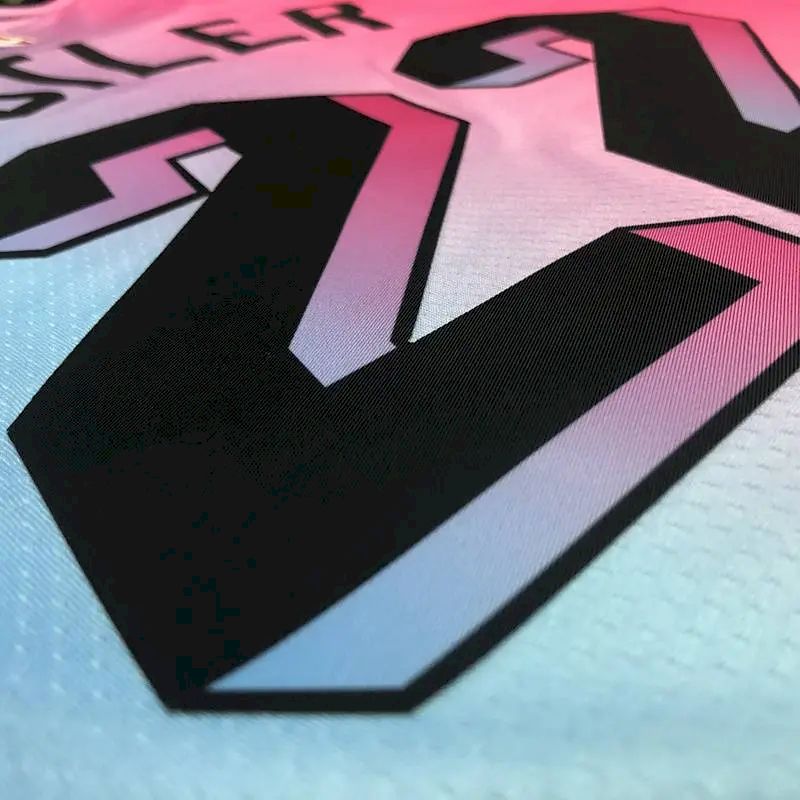 Men’s Jimmy Butler 2020-21 Pink Swingman Player Version Jersey – City Edition