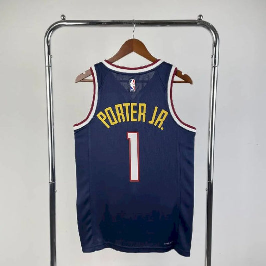 Camisa azul masculina Michael Porter Jr.