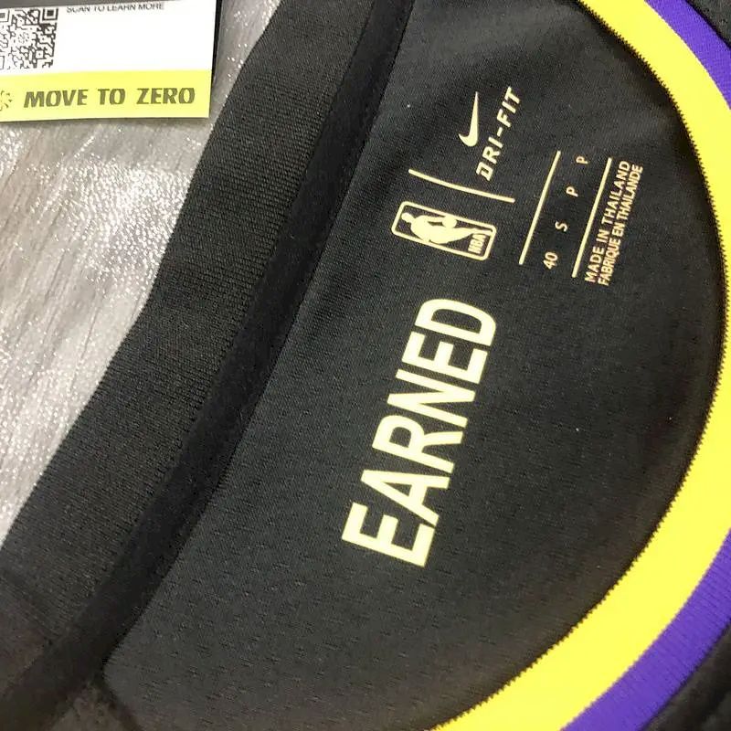 Camisa masculina Kobe Bryant 2020-21 preta versão Swingman Player - Edição Earned