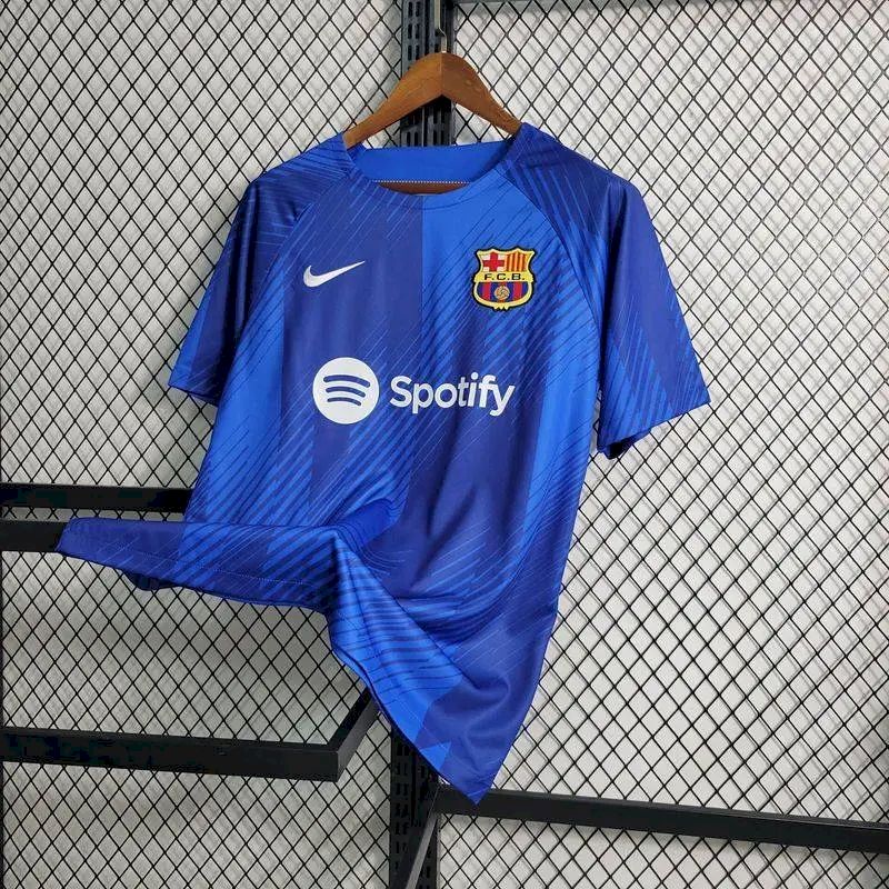 Camisa de treino pré-jogo do Barcelona 2023/24