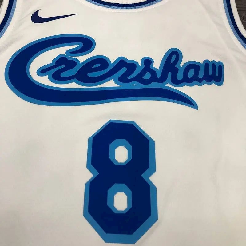 Camisa Kobe Bryant Masculina Branca Versão Jogador – Edição Clássica Retro Conjunta