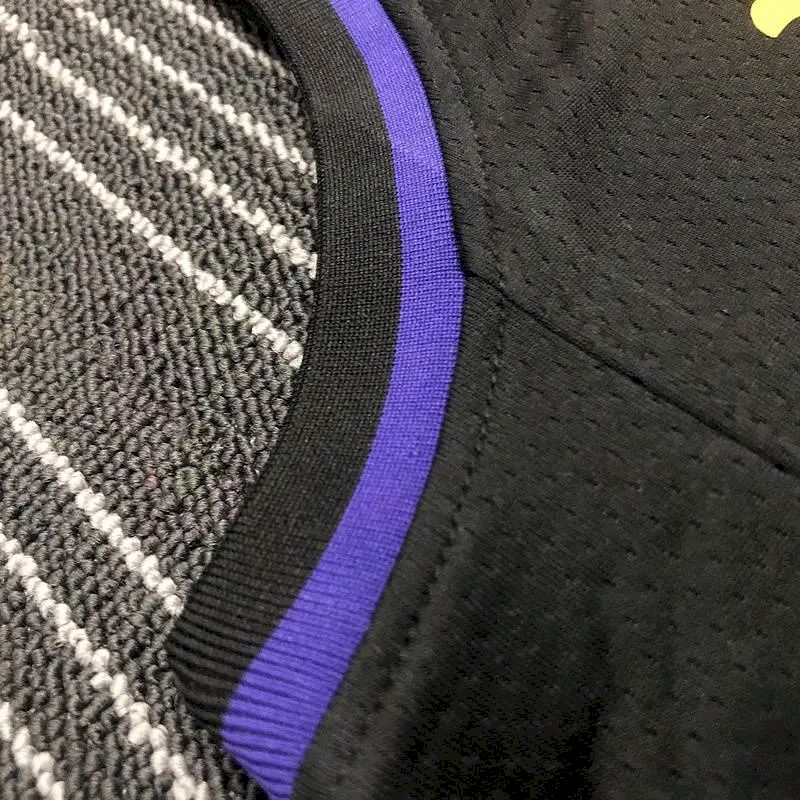 Carmelo Anthony Men’s Black Swingman Team Jersey – Noche Latina