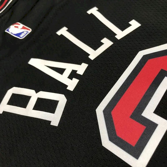 Camisa masculina preta Swingman da Lonzo Ball – Edição Statement