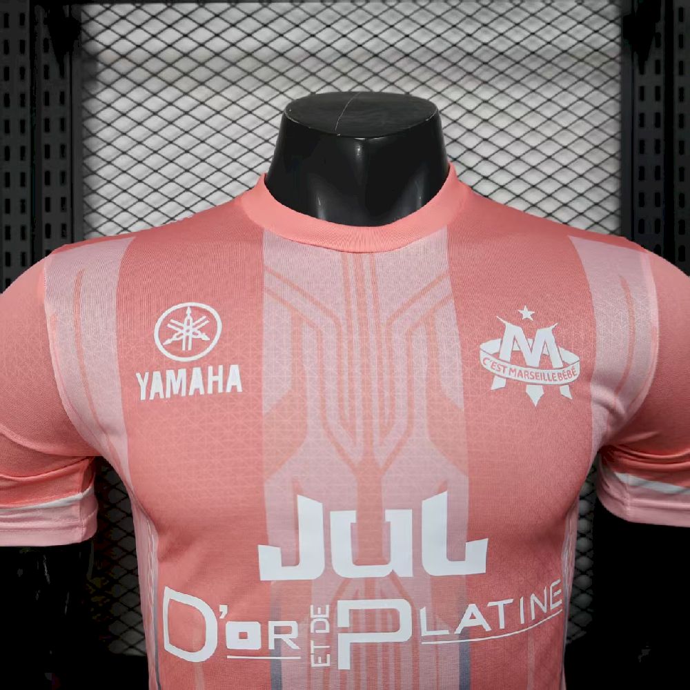 Olympique de Marseille 2025/26 Pink Jersey Player Version