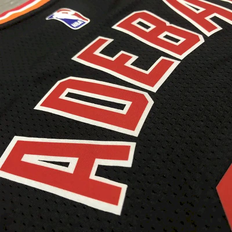 Camisa masculina Bam Adebayo Black Classics Swingman Player Version