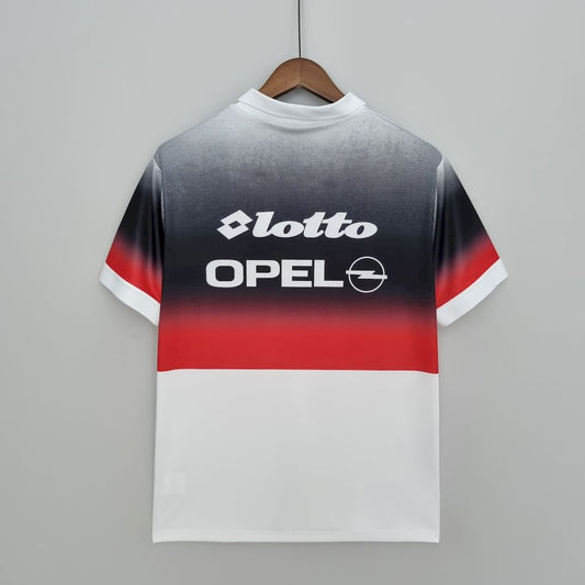 Camisa branca do uniforme de treino do AC Milan 1995/96