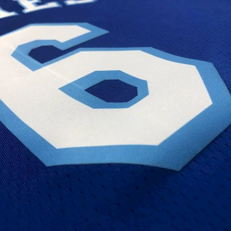Camisa LeBron James 2021 Azul Masculina Versão Jogador – Edição Clássica
