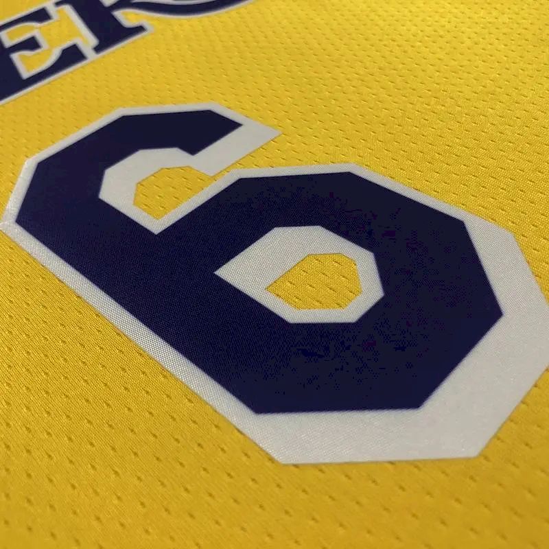 Camisa amarela masculina do LeBron James – Edição de 75º aniversário