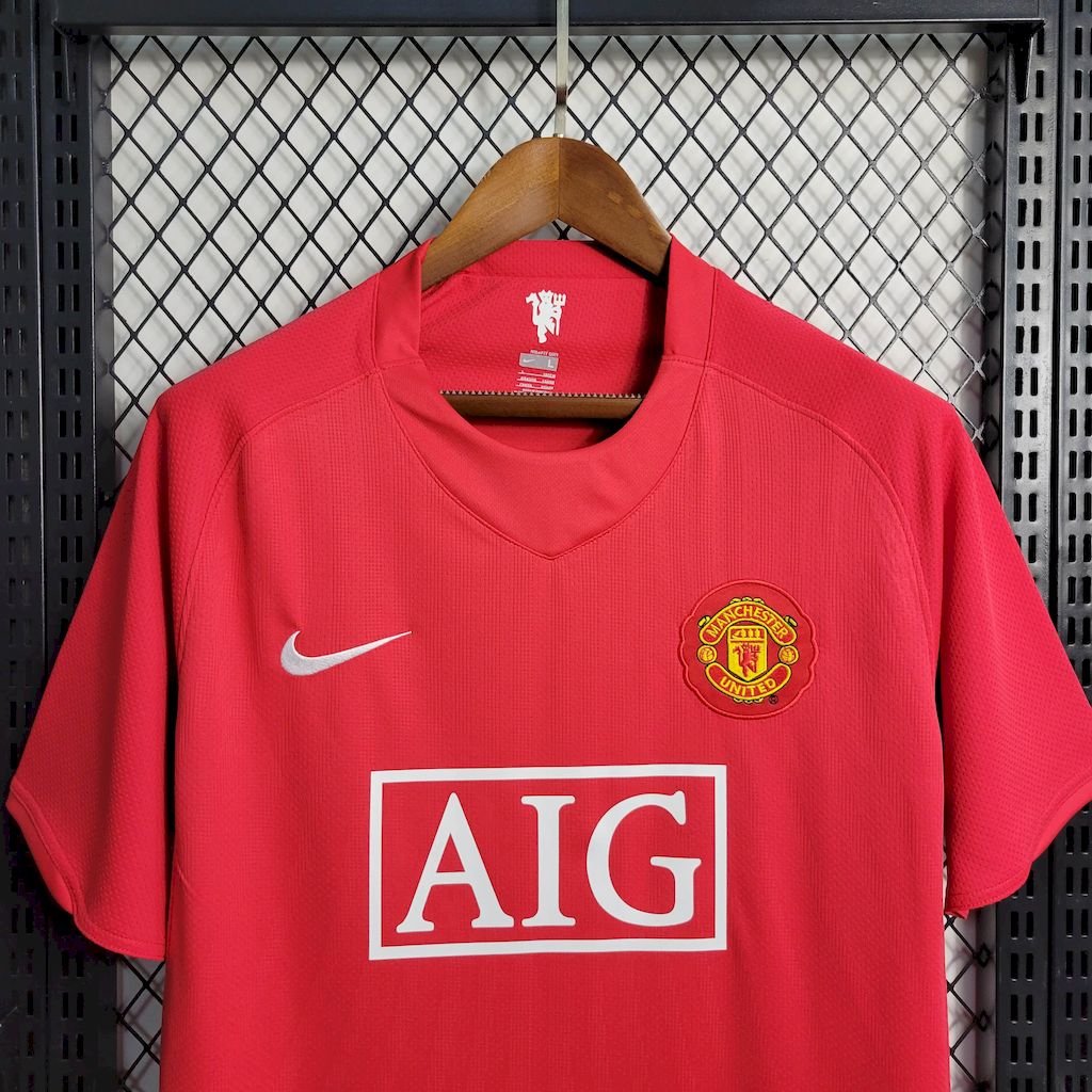 Camisa retrô do Manchester United 2007/08