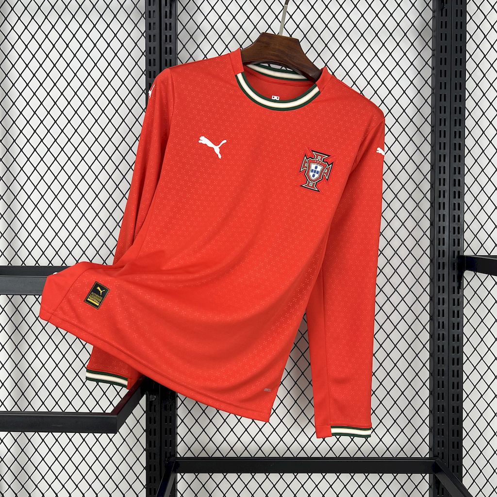 Camisa Portugal Home 2025/26 Manga Comprida