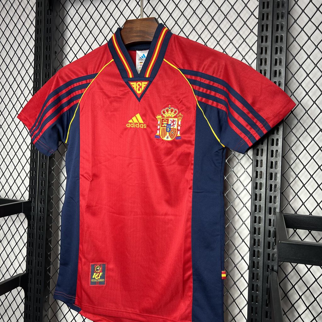 Camisa retrô da Espanha 1998
