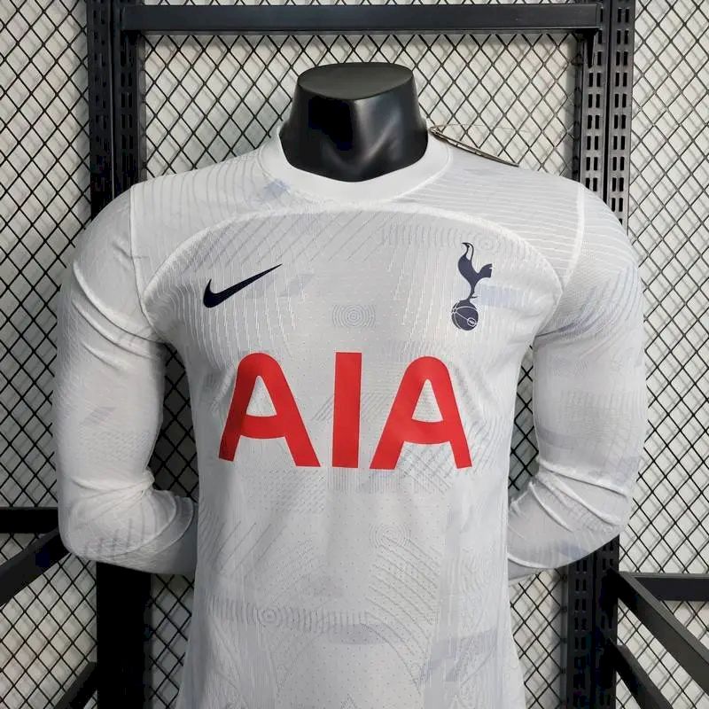 Camisa Tottenham Hotspur Home 2023/24 de manga comprida, versão jogador