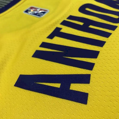 Camisa amarela masculina Carmelo Anthony Team – Edição de 75º aniversário