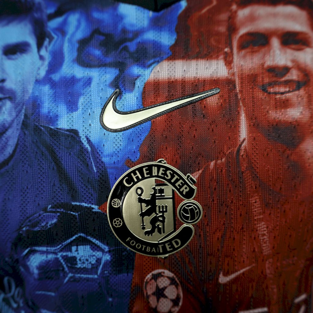 Men's Manchester United Ronaldo Chelsea messi 2025/26 Jersey Player Version