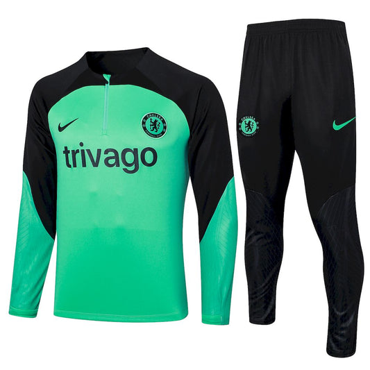 Suéter e calça Chelsea 2023/24 com zíper e meio zíper 815