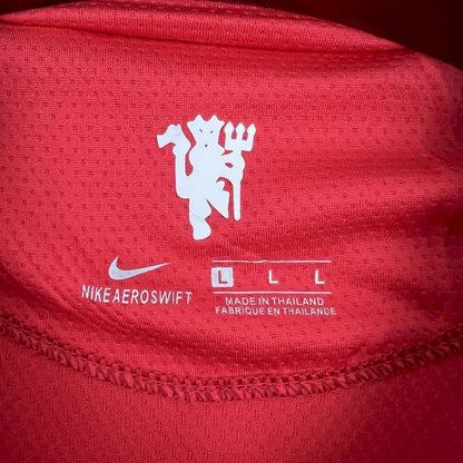 Camisa retrô de mangas compridas Manchester United 2007/08 Home UCL