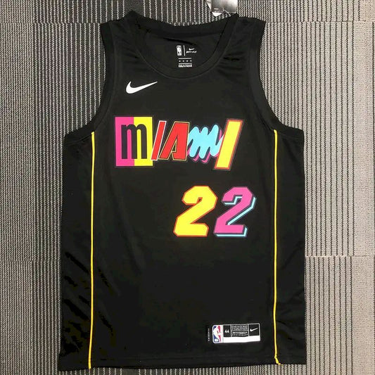 Men’s Jimmy Butler Black 2021-22 Swingman Team Jersey – City Edition