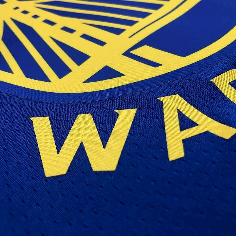 Camisa azul masculina do time Klay Thompson – Edição de 75º aniversário