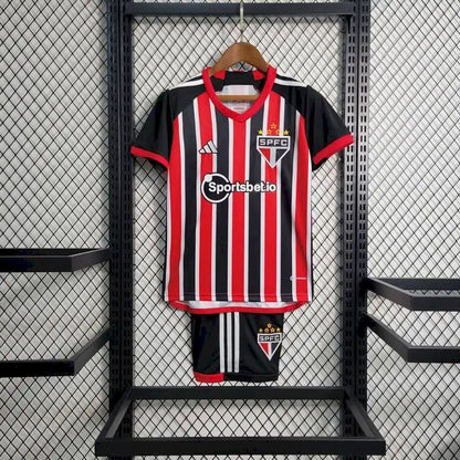 Uniforme reserva infantil do São Paulo 2023/24
