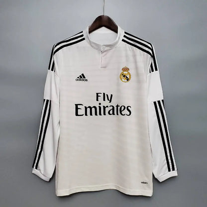 Camisa retrô de mangas compridas do Real Madrid 2014/15 Home