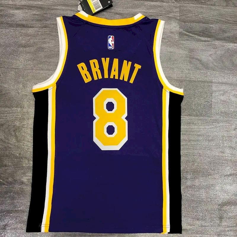 Camisa masculina Kobe Bryant 2020-21 roxa Swingman versão jogador – Edição Statement