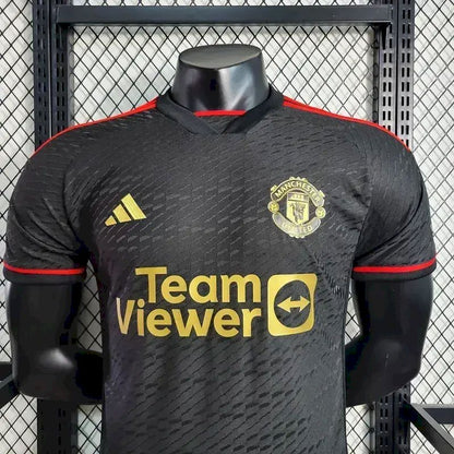 Camisa preta do Manchester United 2023/24 versão jogador