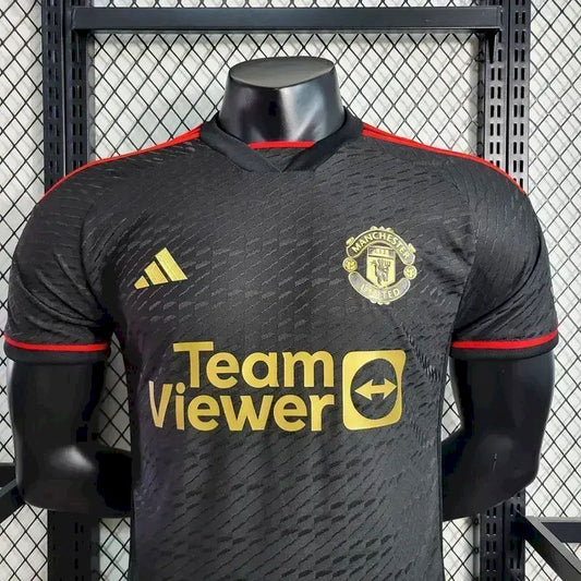 Camisa preta do Manchester United 2023/24 versão jogador