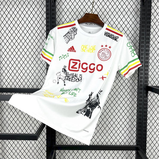 Camisa Bob Marley 40º aniversário do Ajax Amsterdam 2025/26