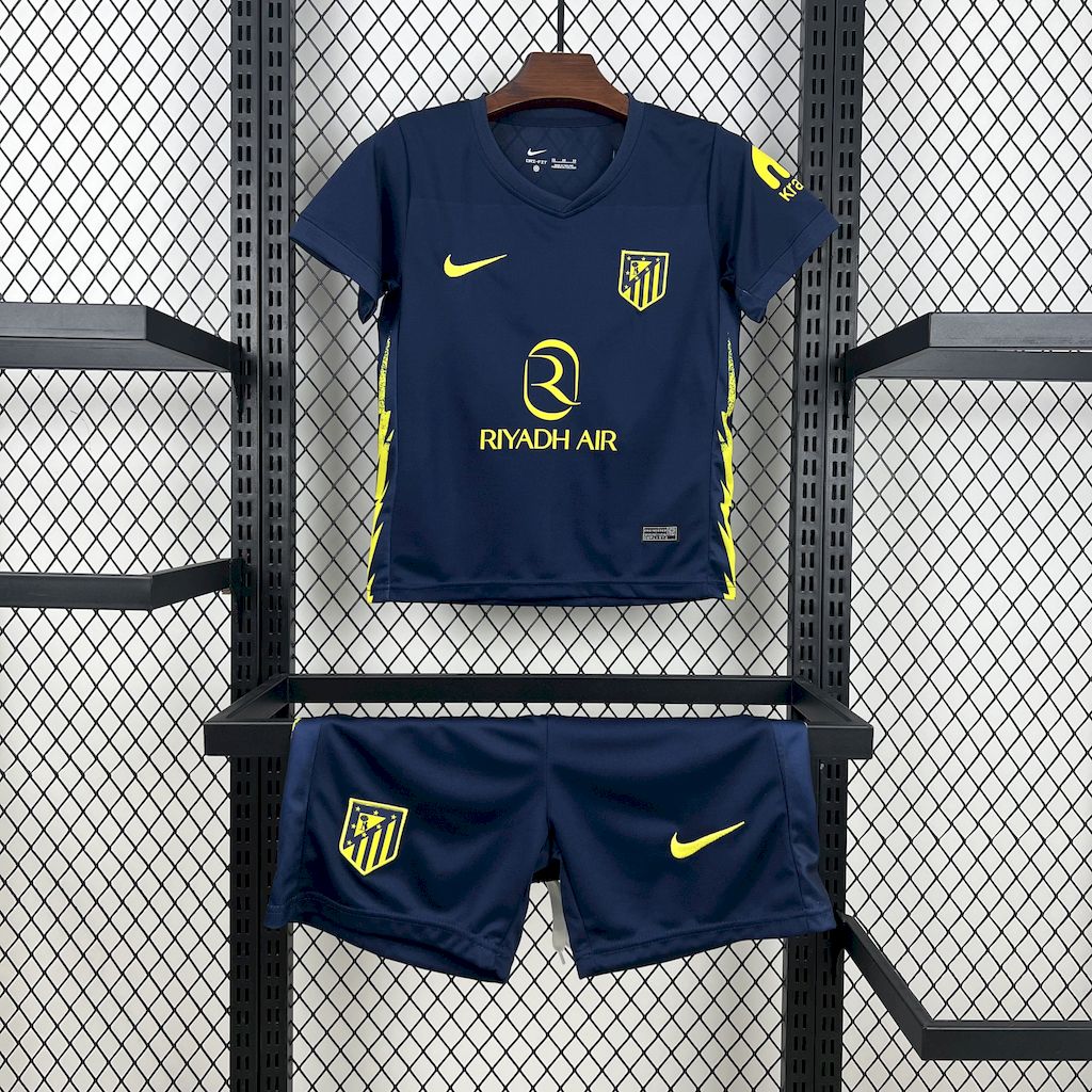 Atlético Madrid 2025/26 Away Kids Kit