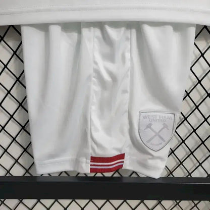 Kit reserva infantil do West Ham United 2023/24