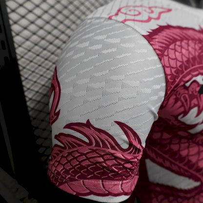 Men's Japan 2025/26 Pink Dragon Edition Jersey Player Version