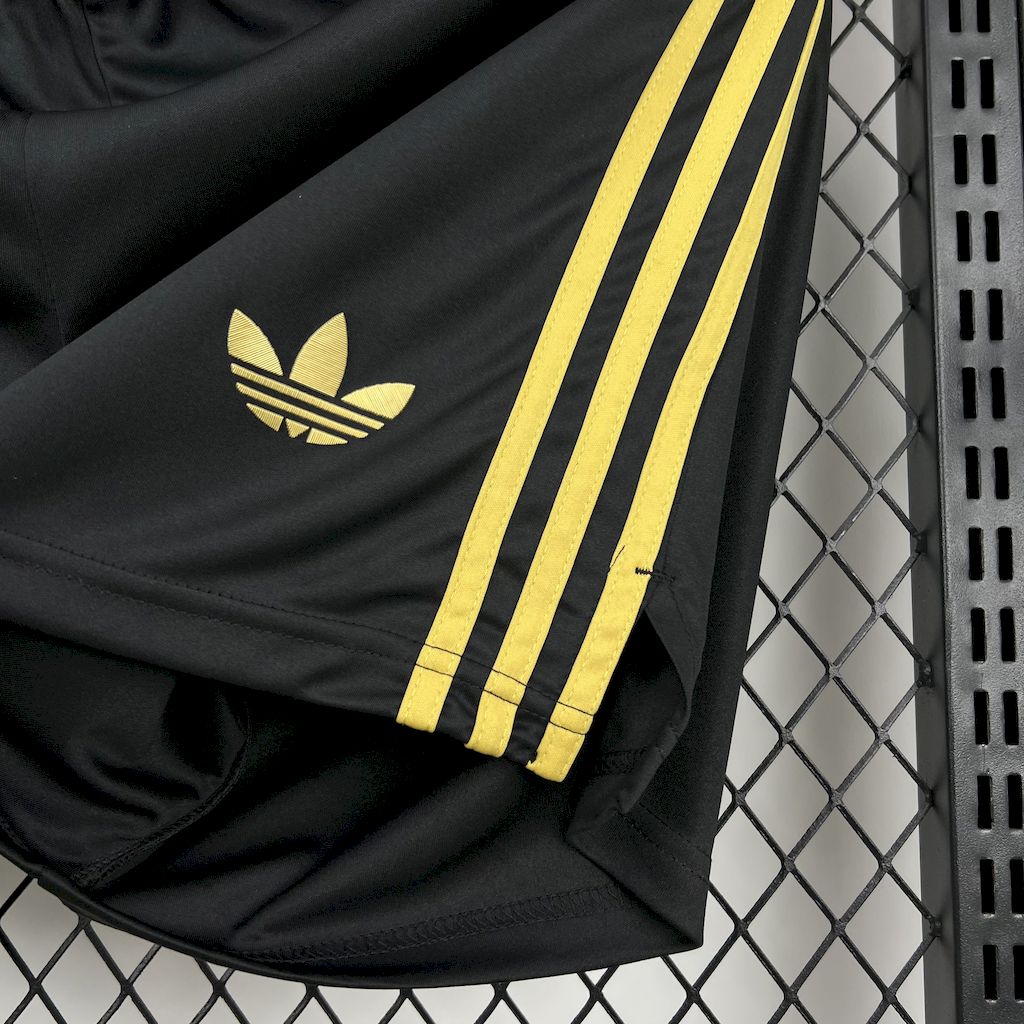 Men's Mexico 2025/26 Gold- Black Shorts