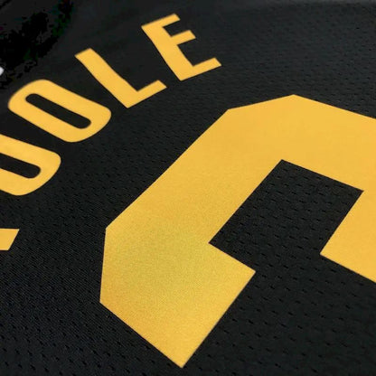Men’s Jordan Poole Black Team Jersey – 75th Anniversary City Edition