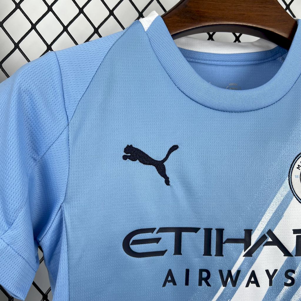 Kids Manchester City 2025/26 Home Kit