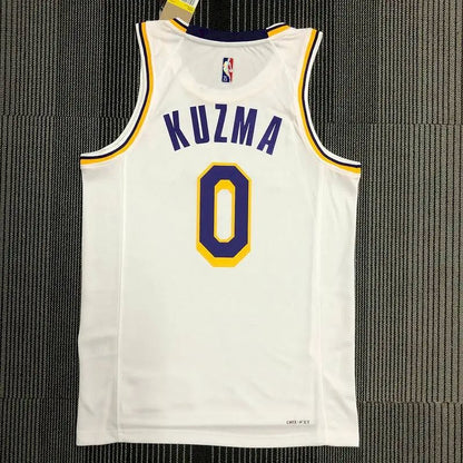 Men’s Kyle Kuzma White Team Jersey – 75th Anniversary Edition