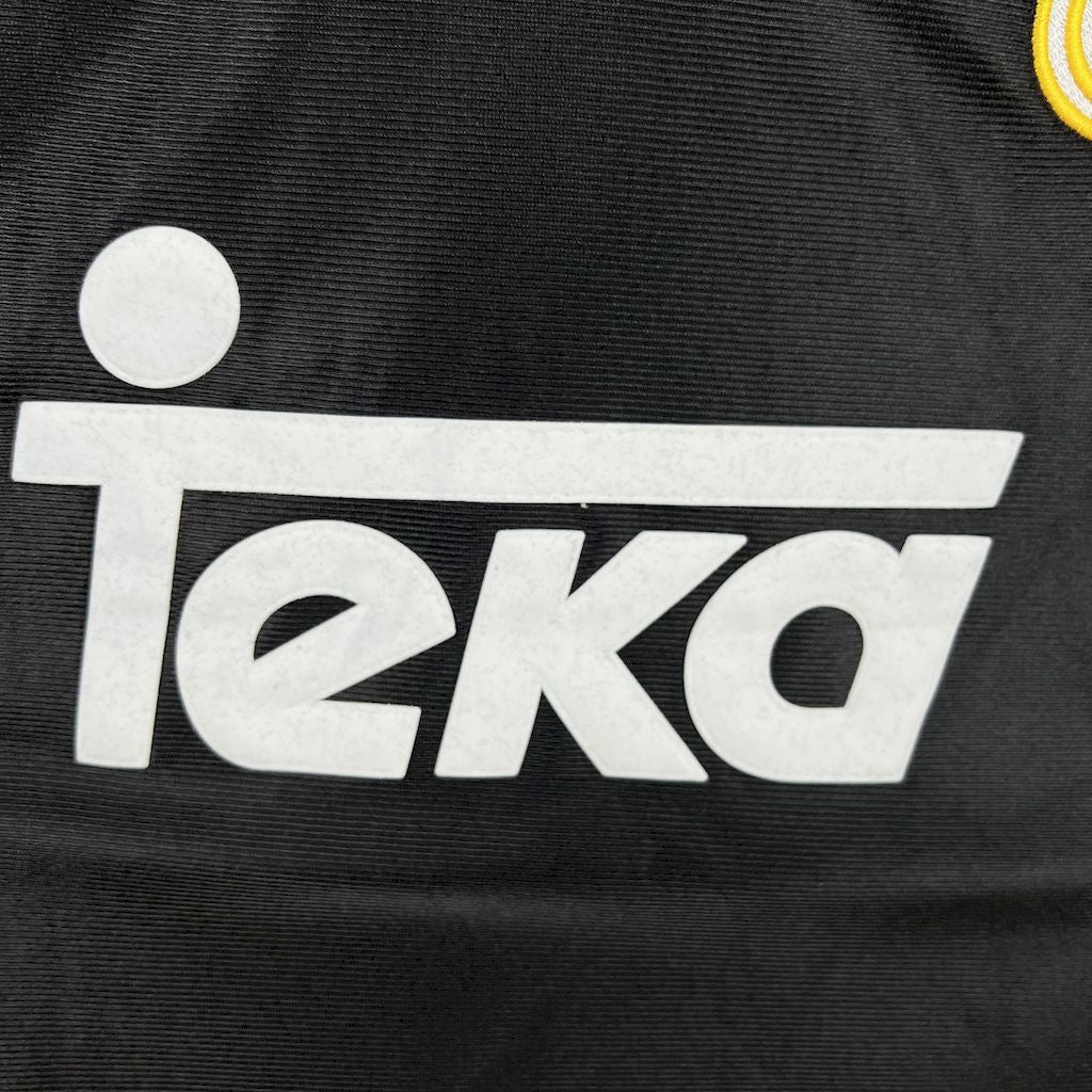 Camisa retrô de mangas compridas reserva do Real Madrid 1998/00