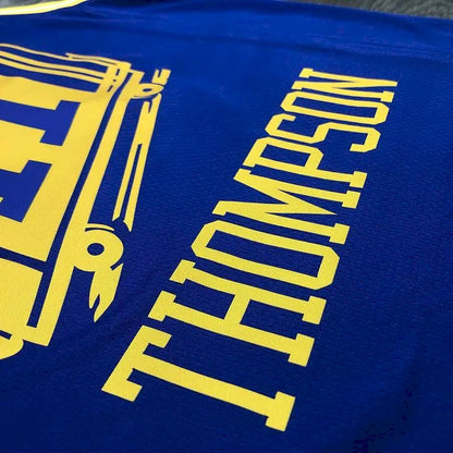 Camisa Klay Thompson Azul Masculina Versão Jogador – Edição Clássica