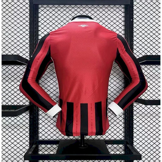 Ac Milan 2024/25 Home Long Sleeves Jersey Player Version