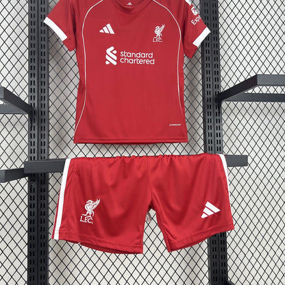 Liverpool 2025/26 Home Kids Kit