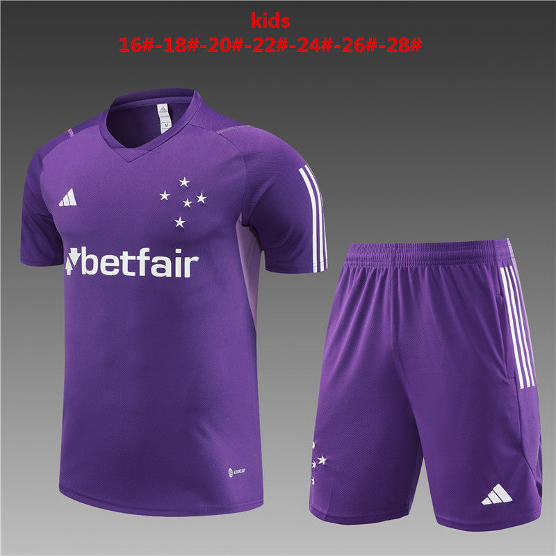 Camisa+Curto Infantil Cruzeiro 2023/24 Treinamento 14001