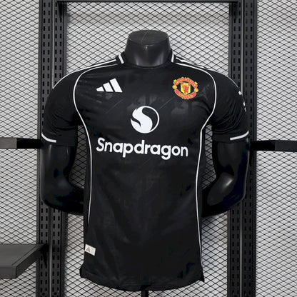 Camisa Manchester United 2025/26 Edição Especial Preta Edição Jogador