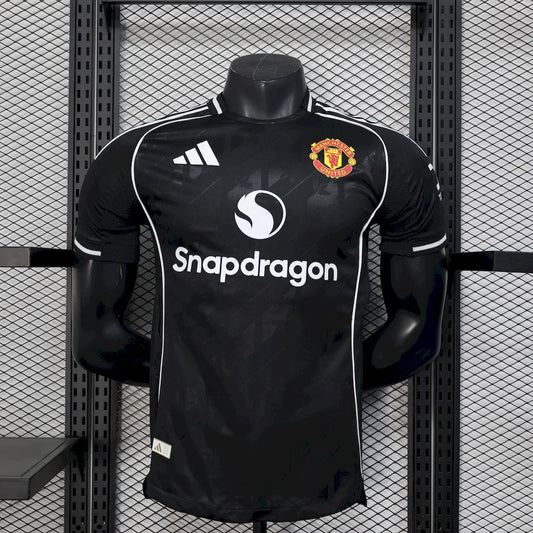 Camisa Manchester United 2025/26 Edição Especial Preta Edição Jogador
