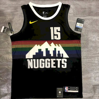 Camisa Nikola Jokic Preta Masculina Versão Jogador - Edição Clássica Retro