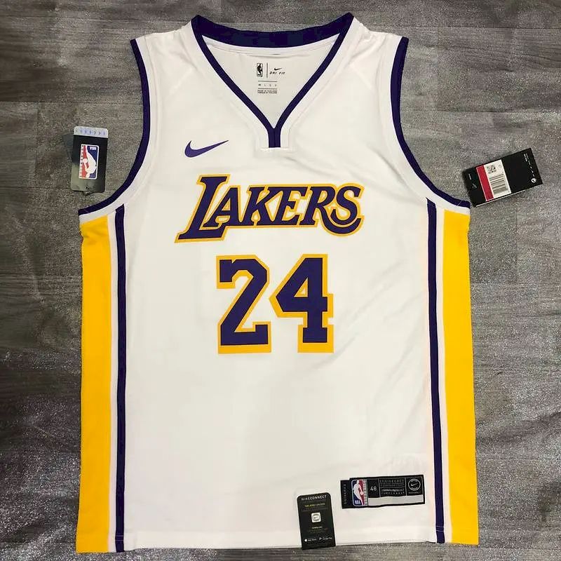 Camisa Kobe Bryant Masculina Branca Versão Jogador – Edição Clássica Retro