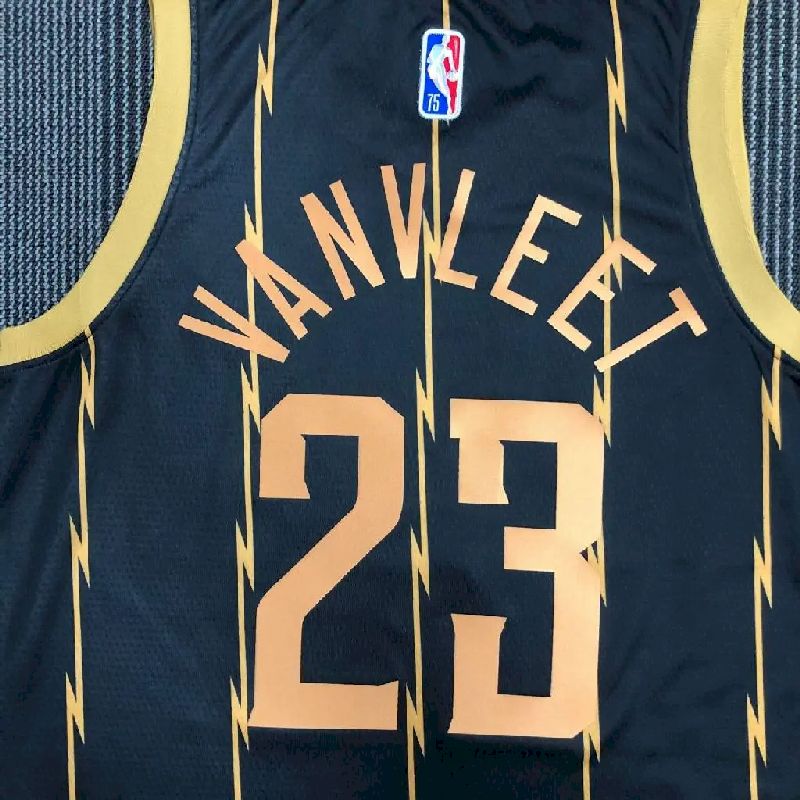 Men’s Fred VanVleet Black Team Jersey – City Edition
